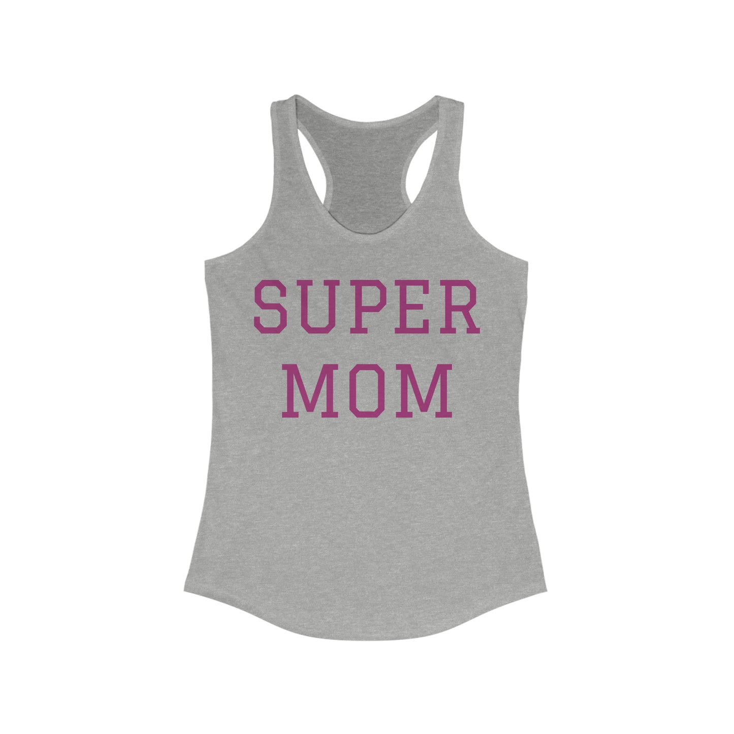Super Mom Racerback Tank for Women | Ideal for Active Moms