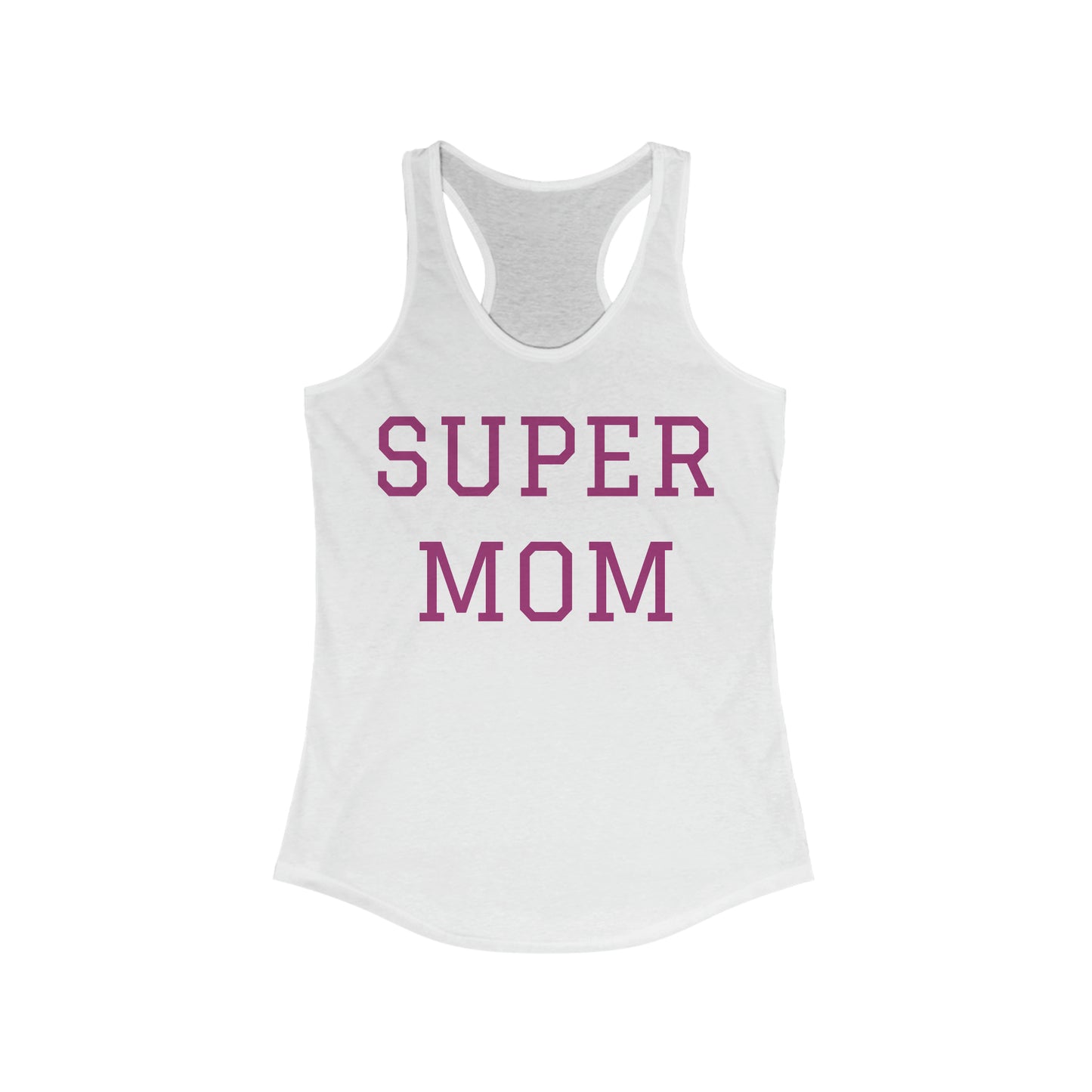 Super Mom Racerback Tank for Women | Ideal for Active Moms