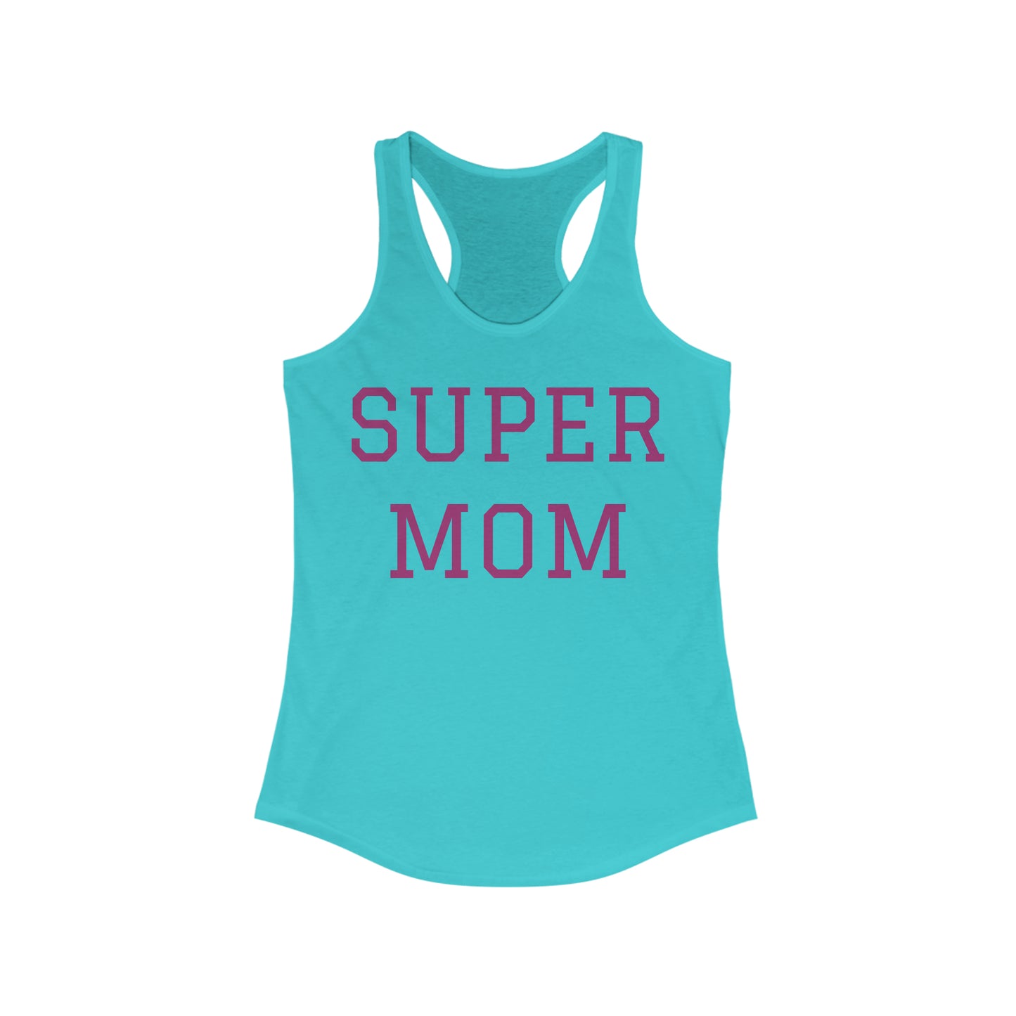Super Mom Racerback Tank for Women | Ideal for Active Moms