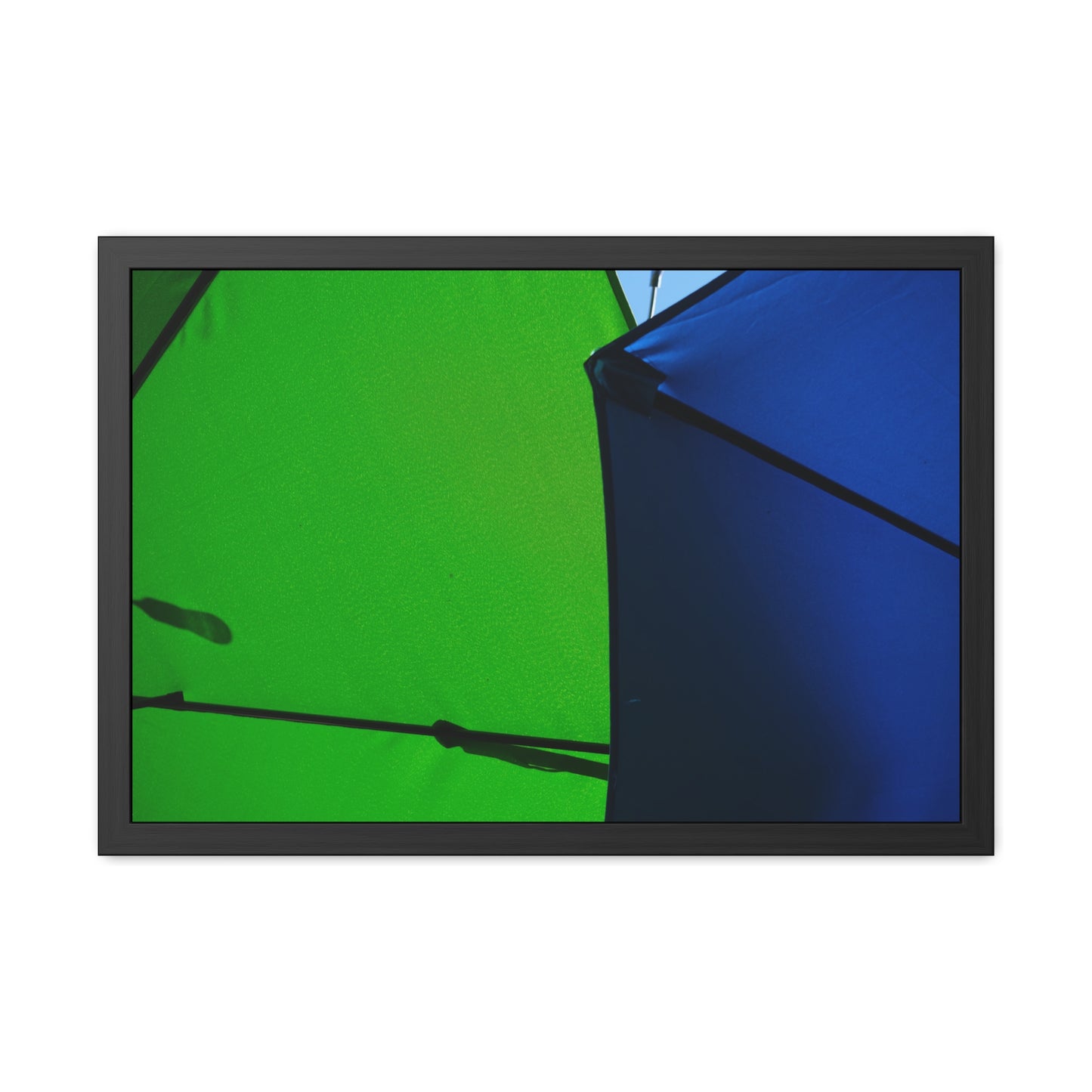 Green and Blue Abstract Wall Art
