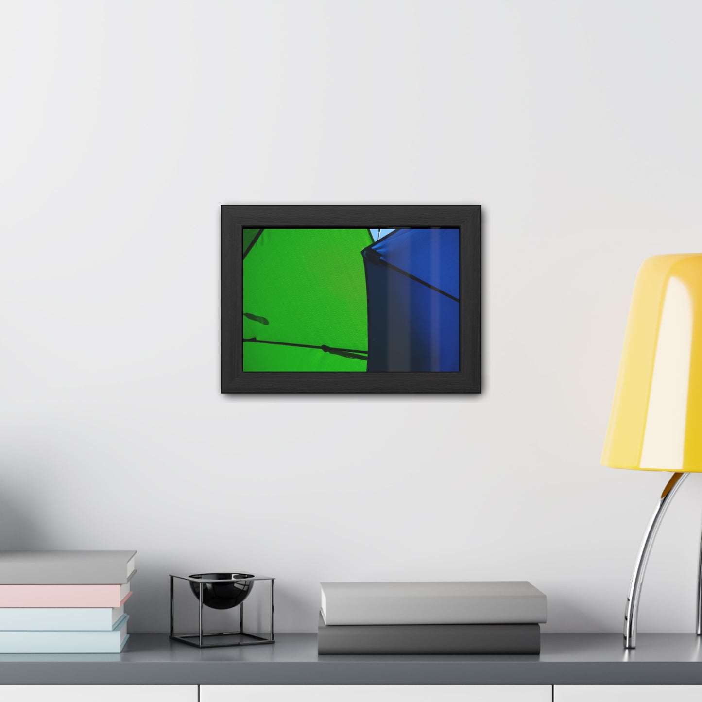 Green and Blue Abstract Wall Art