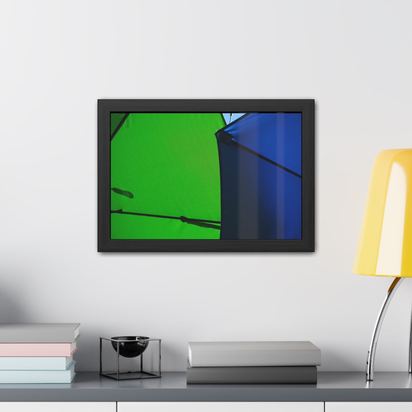 Green and Blue Abstract Wall Art