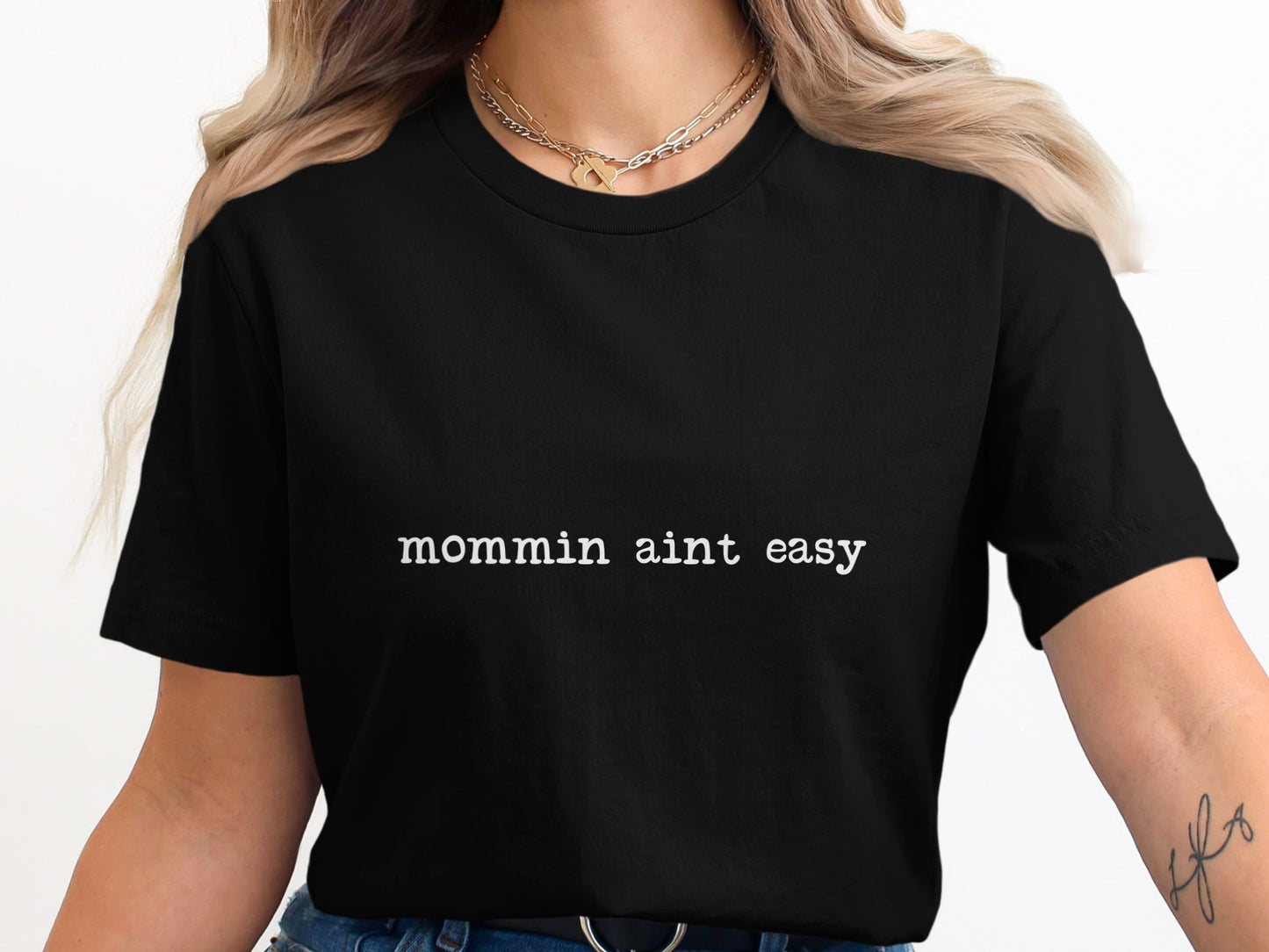Mommin Aint Easy Graphic Tee Shirt product