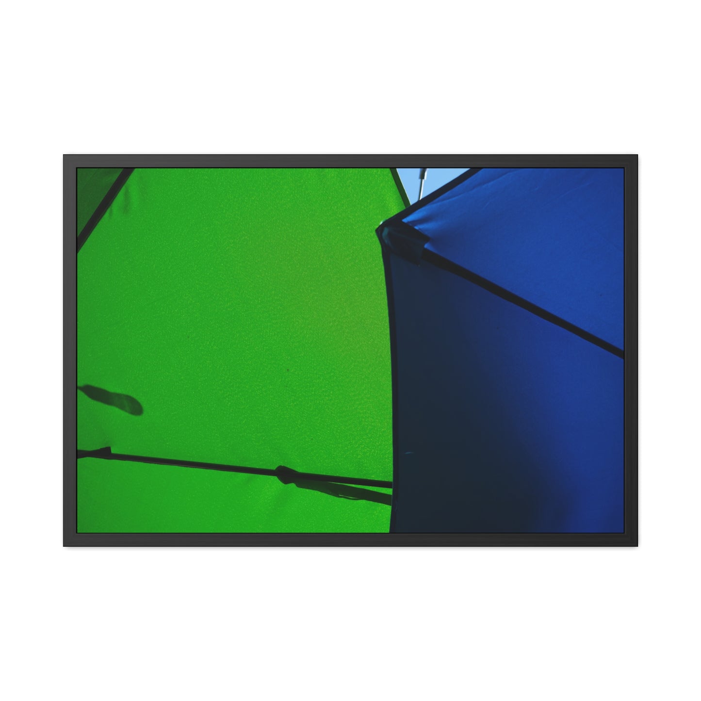 Green and Blue Abstract Wall Art
