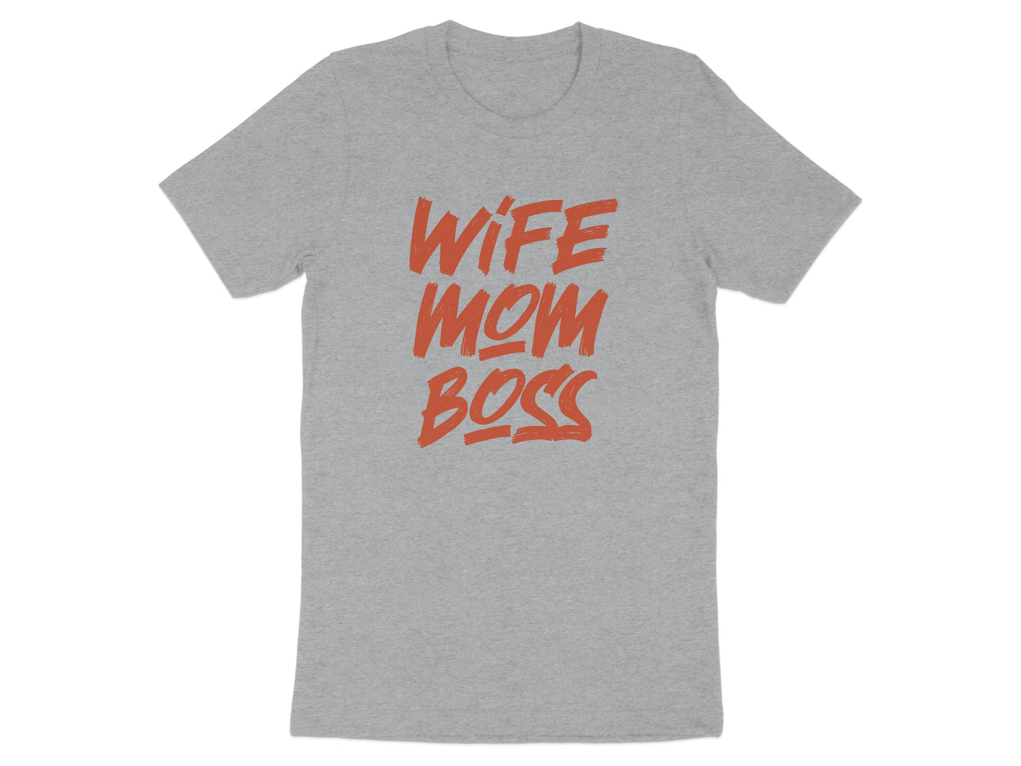 Wife Mom Boss Graphic Unisex Short Sleeve product type