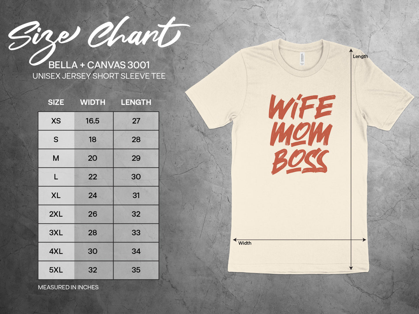 Wife Mom Boss Short Sleeve Tee product type