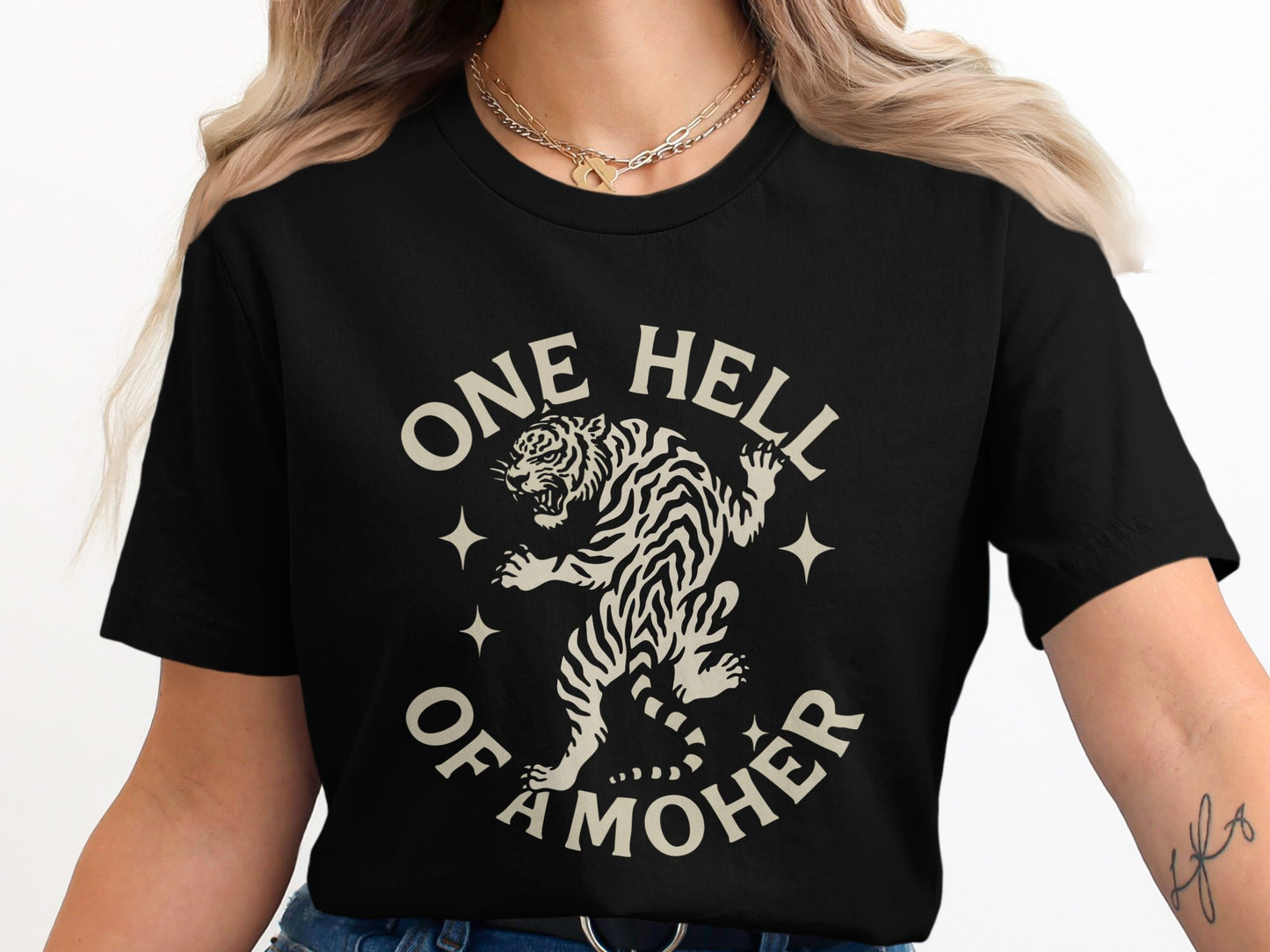 One Hell Of A Mother Tiger Graphic T-Shirt product type