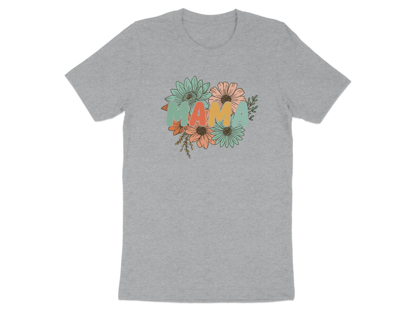 Colorful Floral Mama Graphic T-shirt product