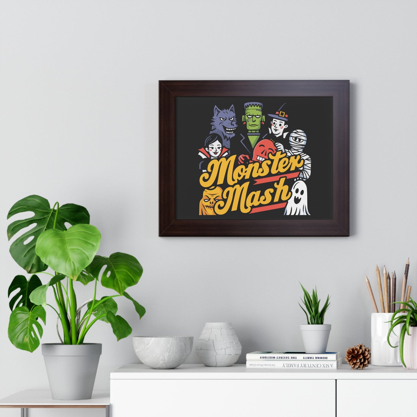 MONSTER Mash Framed Poster