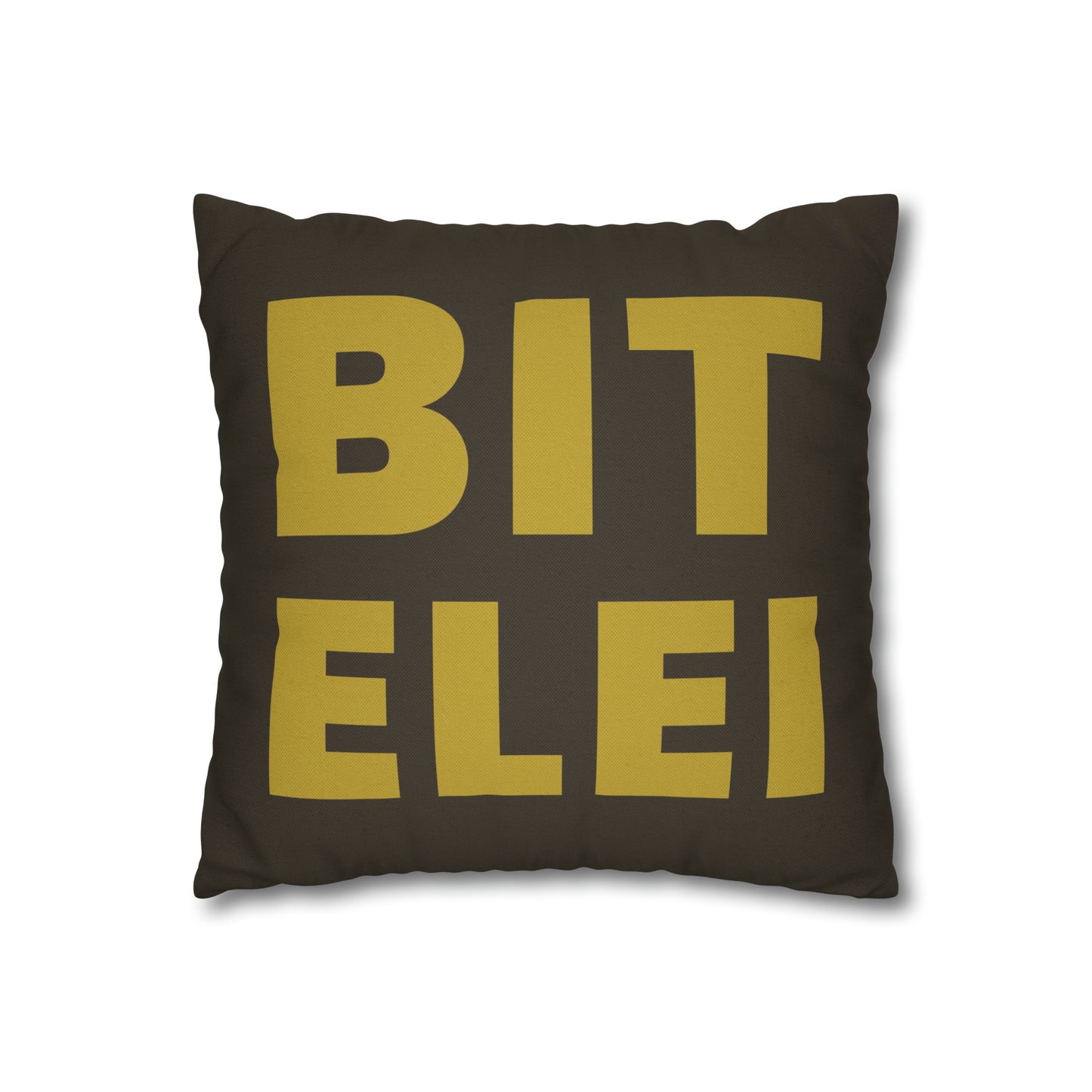 Funny Bit Elei Spanish for Beat LA Spun Polyester Square Pillow Case