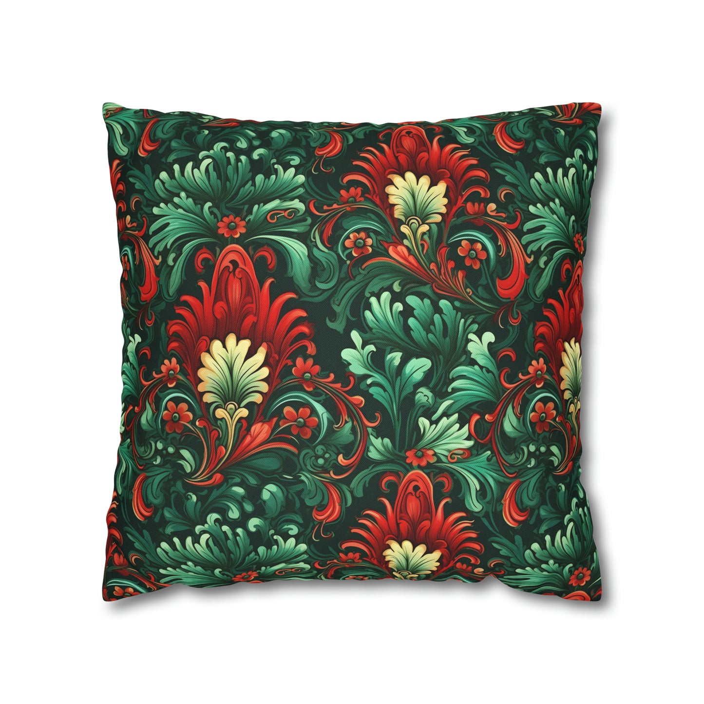 Baroque Madness Floral Pillow Case