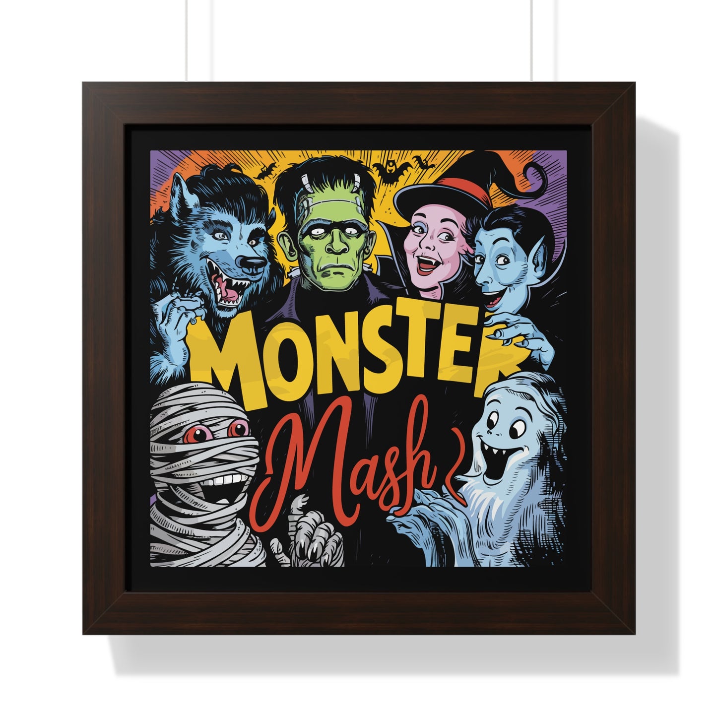 Monster Mash Framed Poster