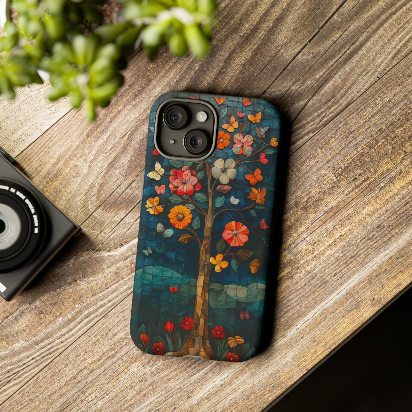 Ancient Mosaic Tree Phone Case