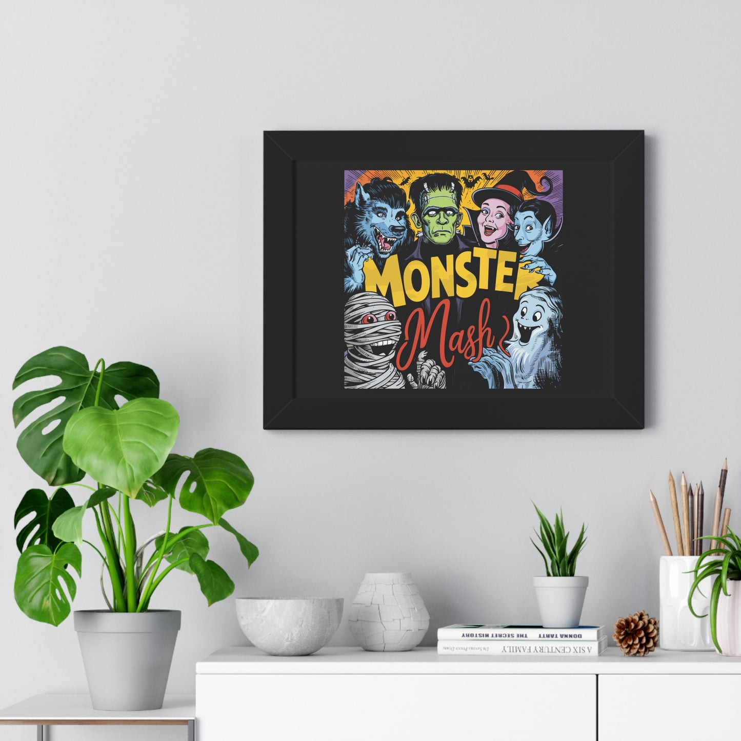 Monster Mash Framed Poster