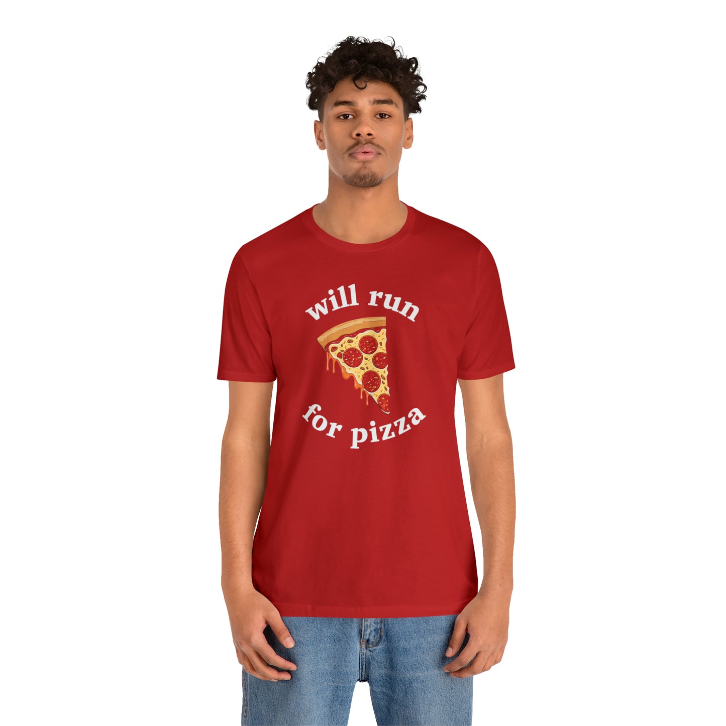 Will Run For Pizza Unisex T-Shirt