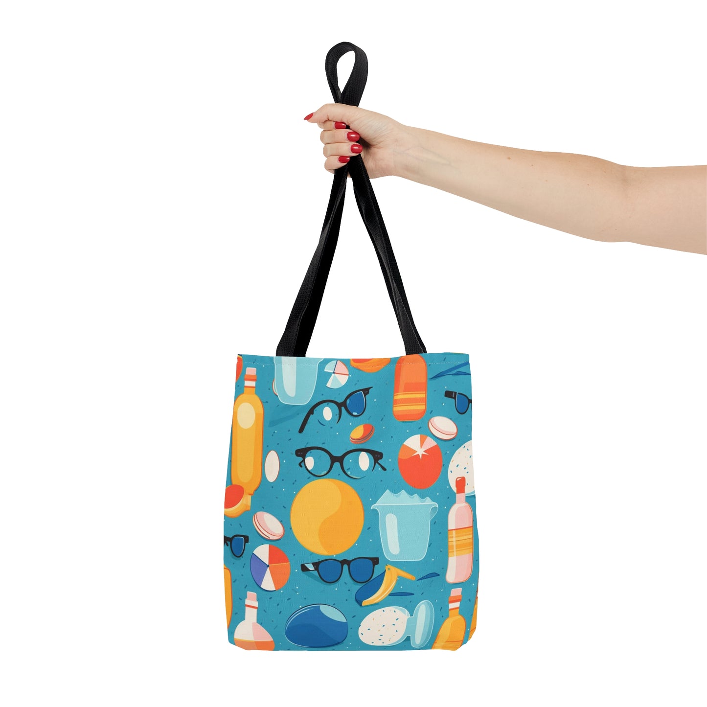 Blue Beach Summer Vibes Tote Bag