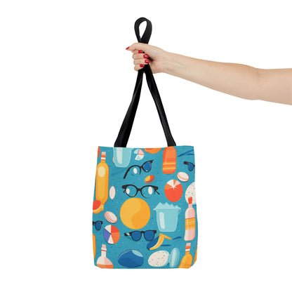 Blue Beach Summer Vibes Tote Bag