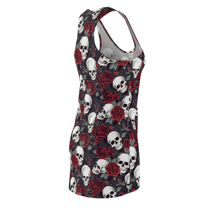 Skulls and Roses Women's Cut & Sew Racerback Dress