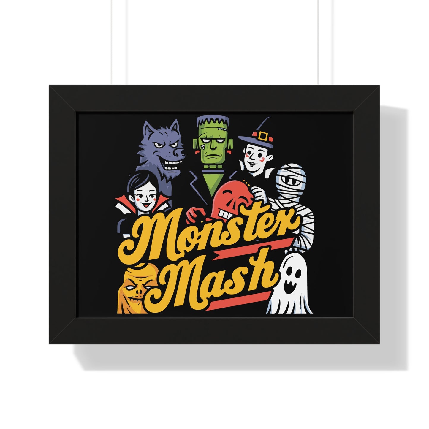 MONSTER Mash Framed Poster