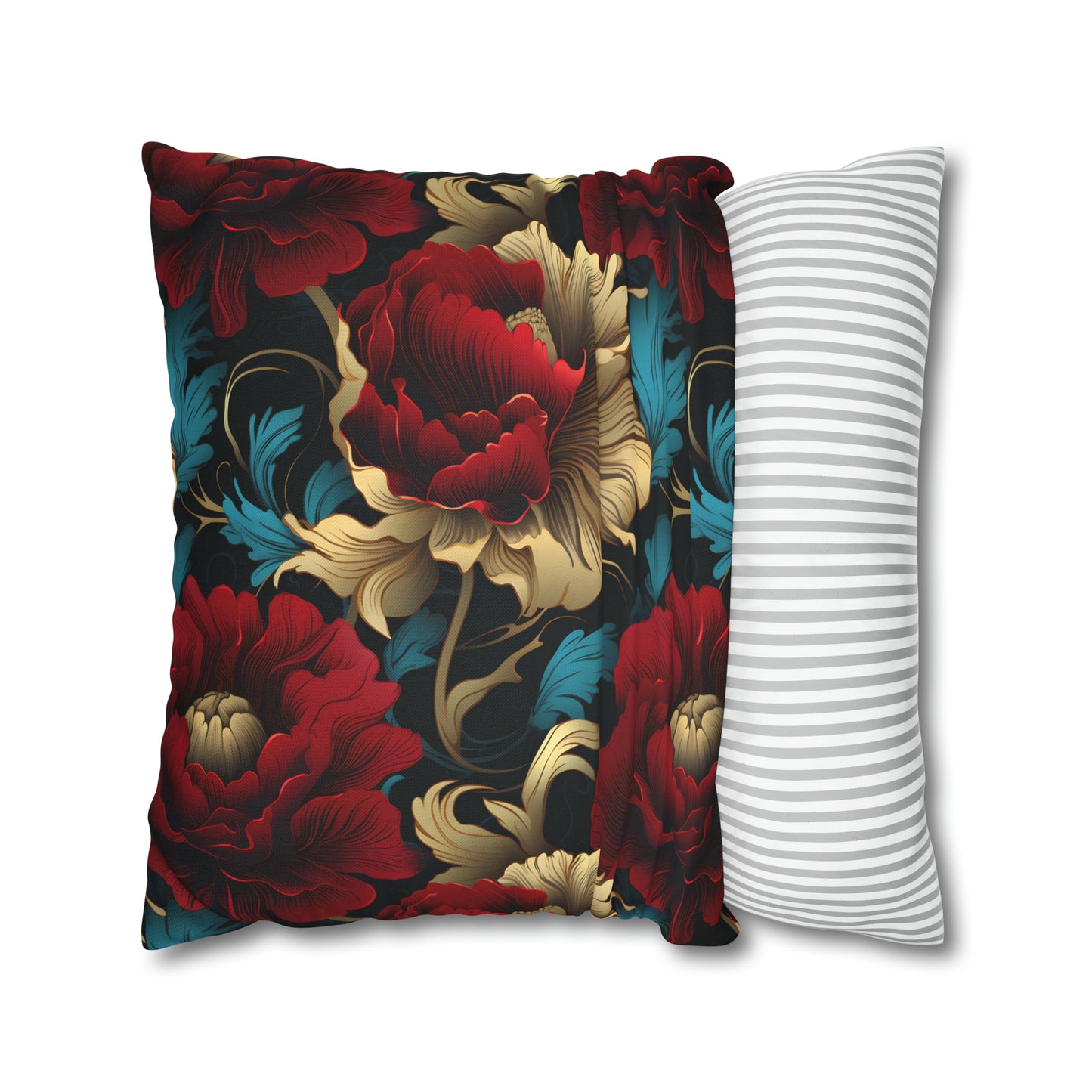 Copy of Black and White Tropical Pillow Case