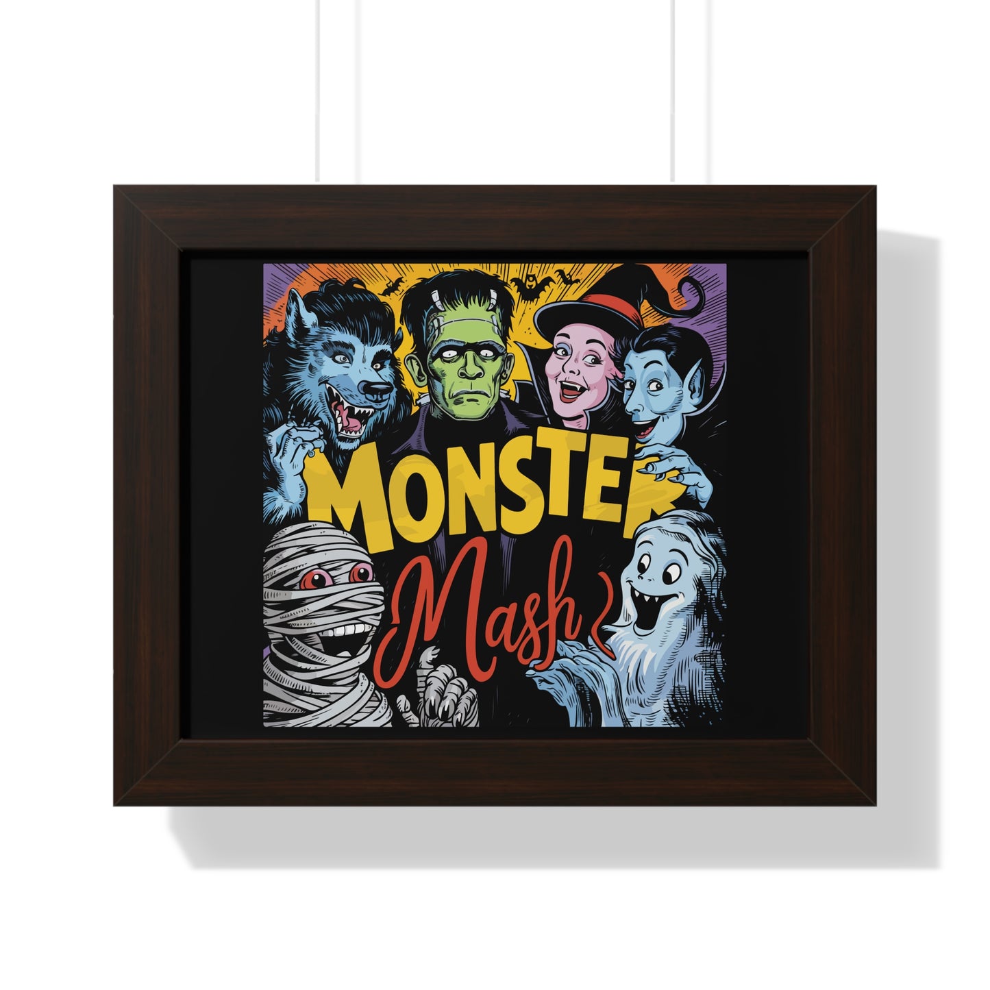 Monster Mash Framed Poster