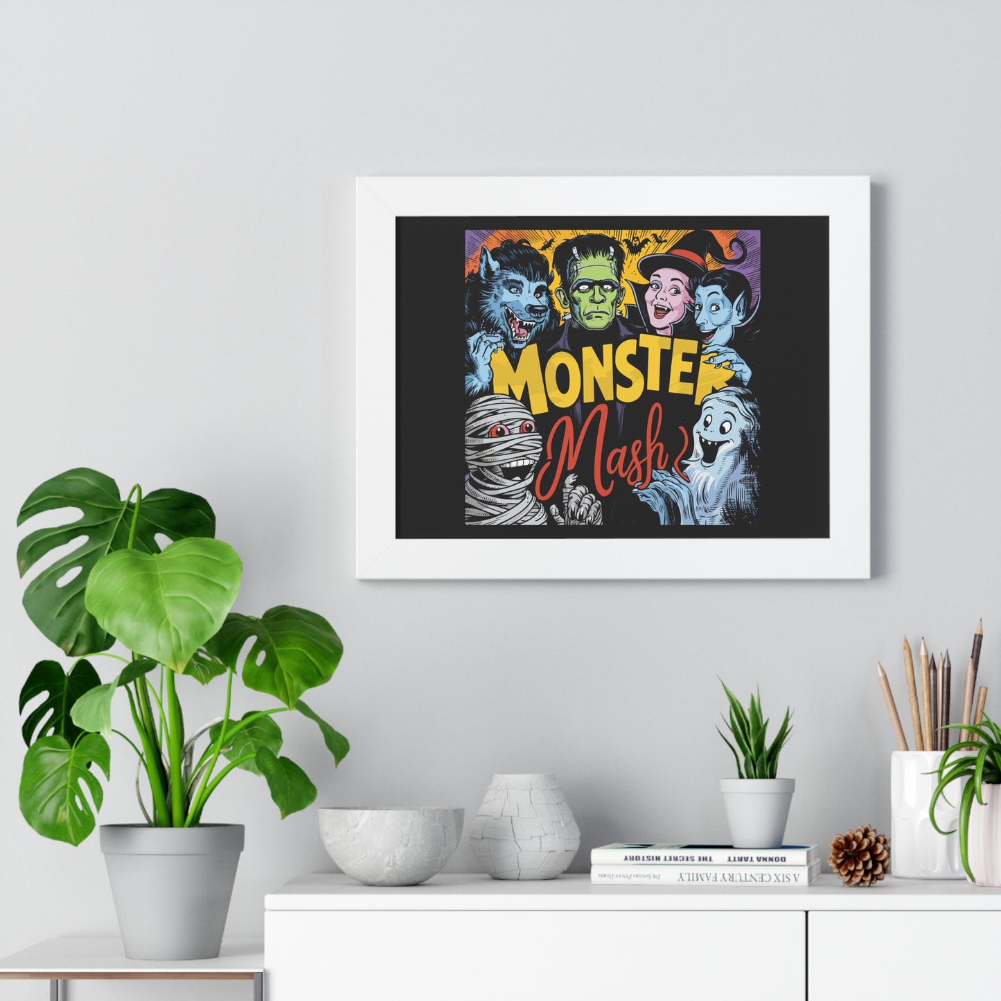 Monster Mash Framed Poster