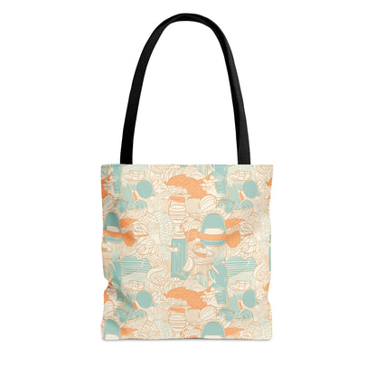 Beach Summer Vibes Pattern Tote Bag