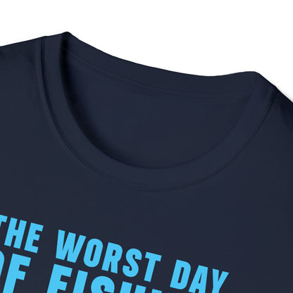 Worst Day Of Fishing Beats The Best Day Of Court Ordered Community Service, Fishing, Meme, Oddly Funny Specific T-Shirt, Humorous Fishing