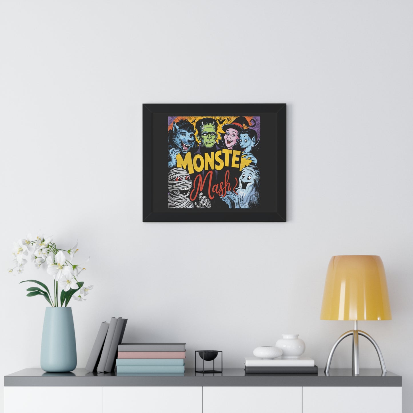 Monster Mash Framed Poster