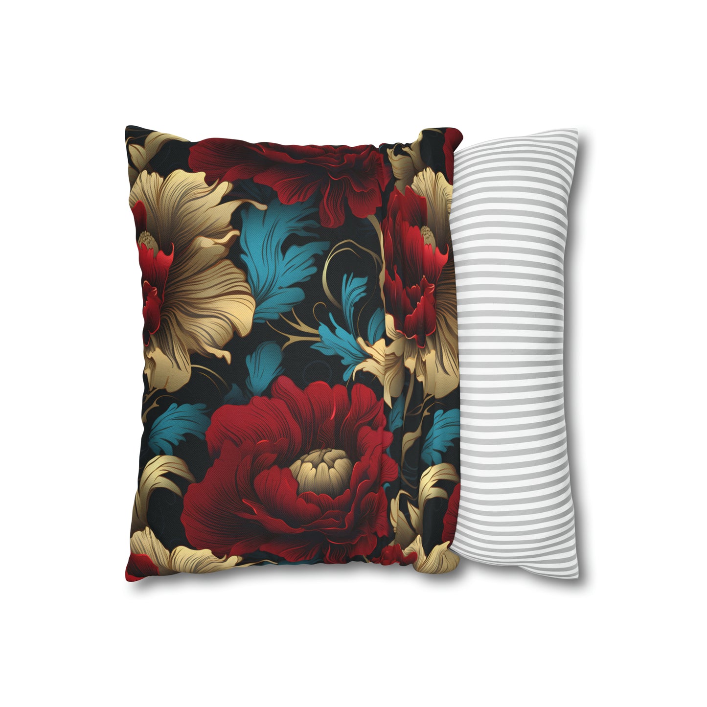 Copy of Black and White Tropical Pillow Case