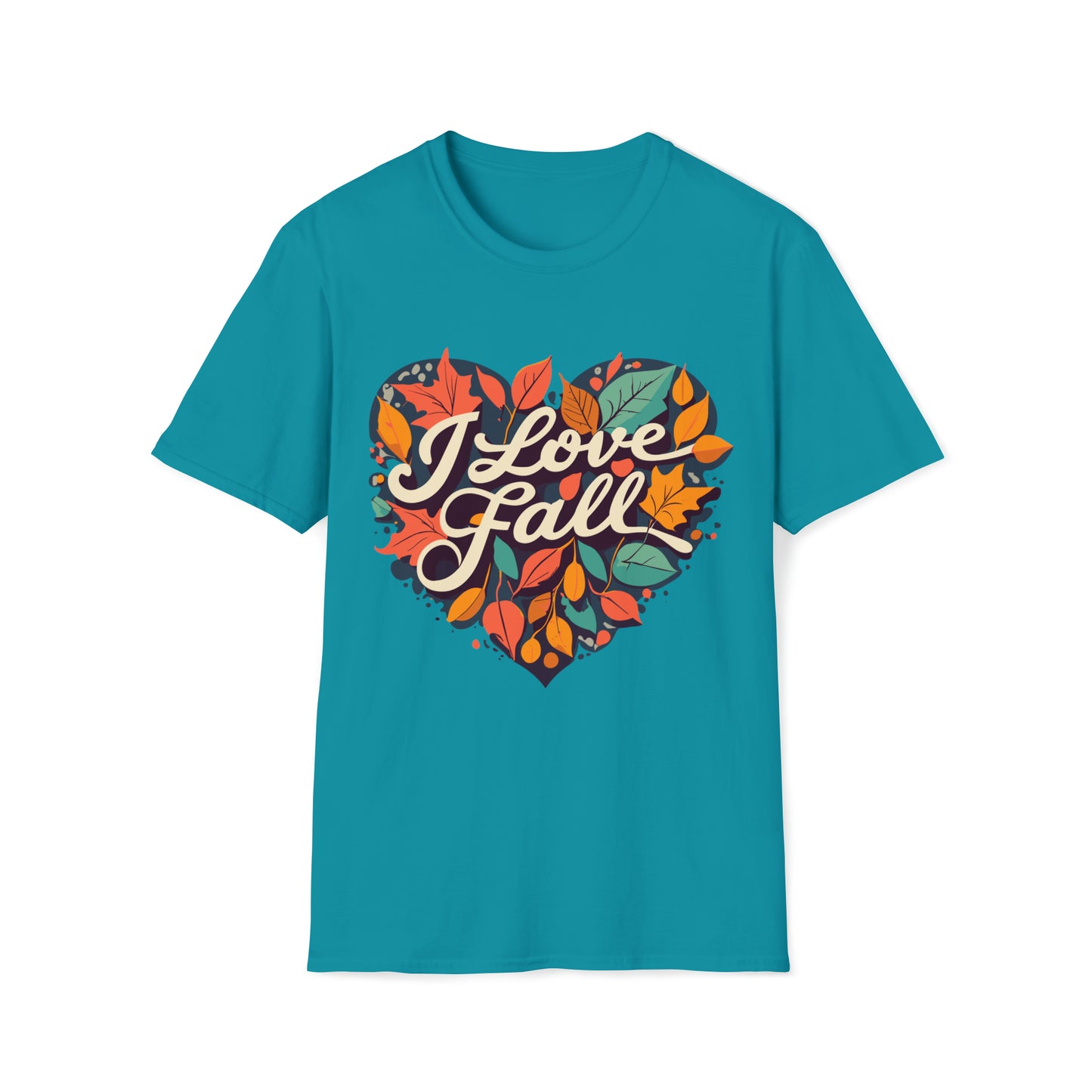 Heartfelt I Love Fall Tee - Embrace Autumn Vibes