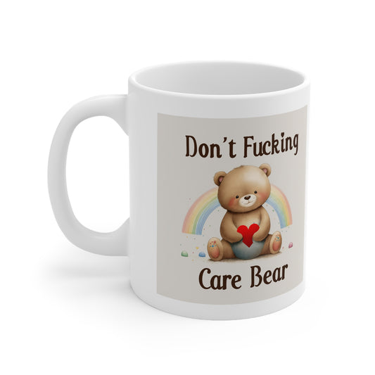 Don't Care Bear Ceramic Mug