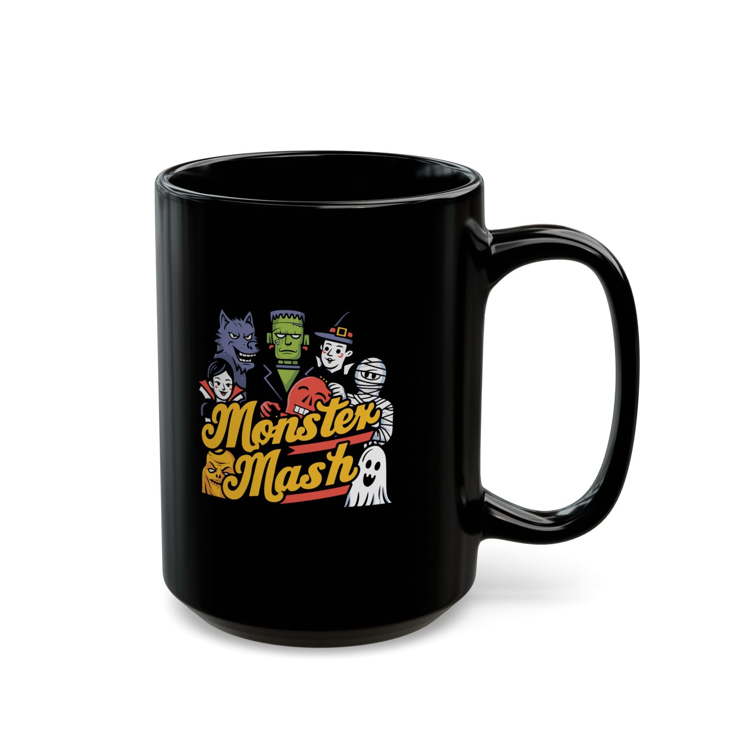 MONSTER Mash Black Mug