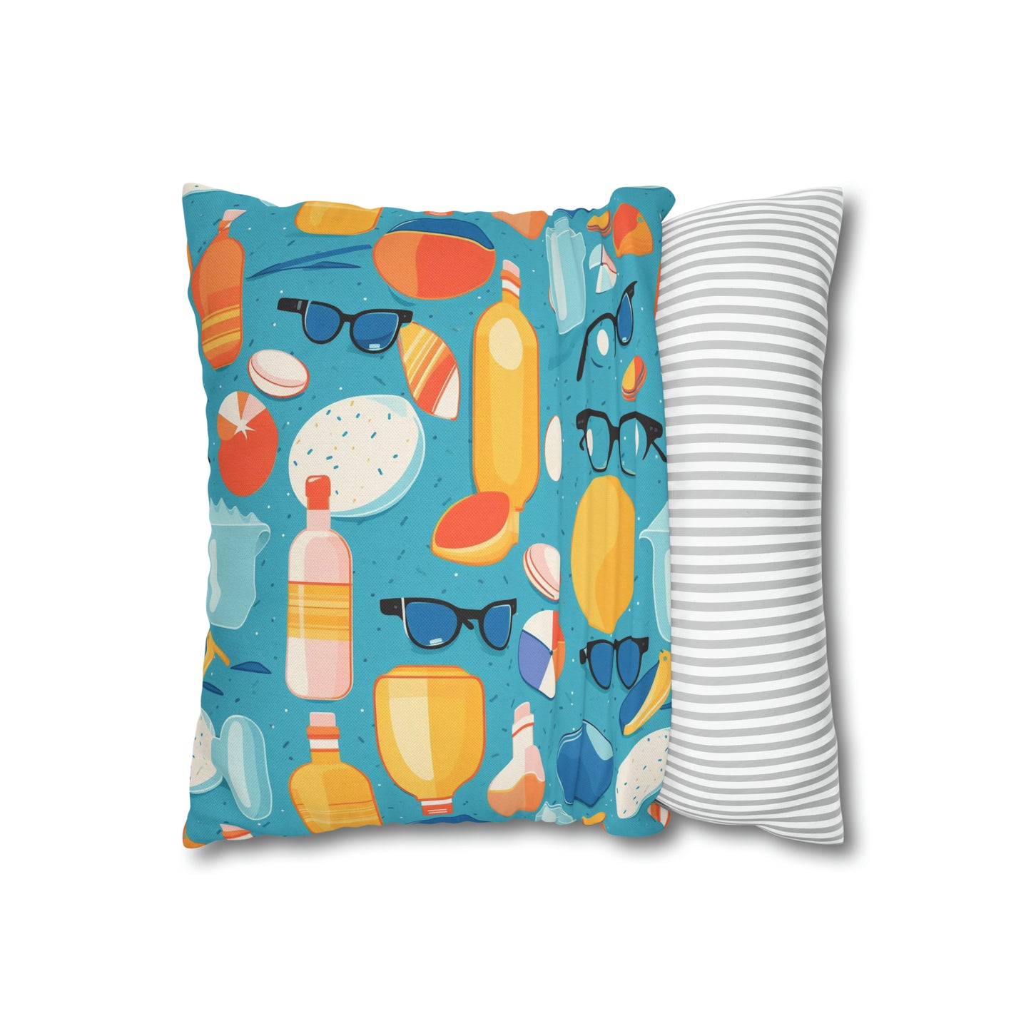 Blue Beach Summer Vibes Indoor Pillow Case