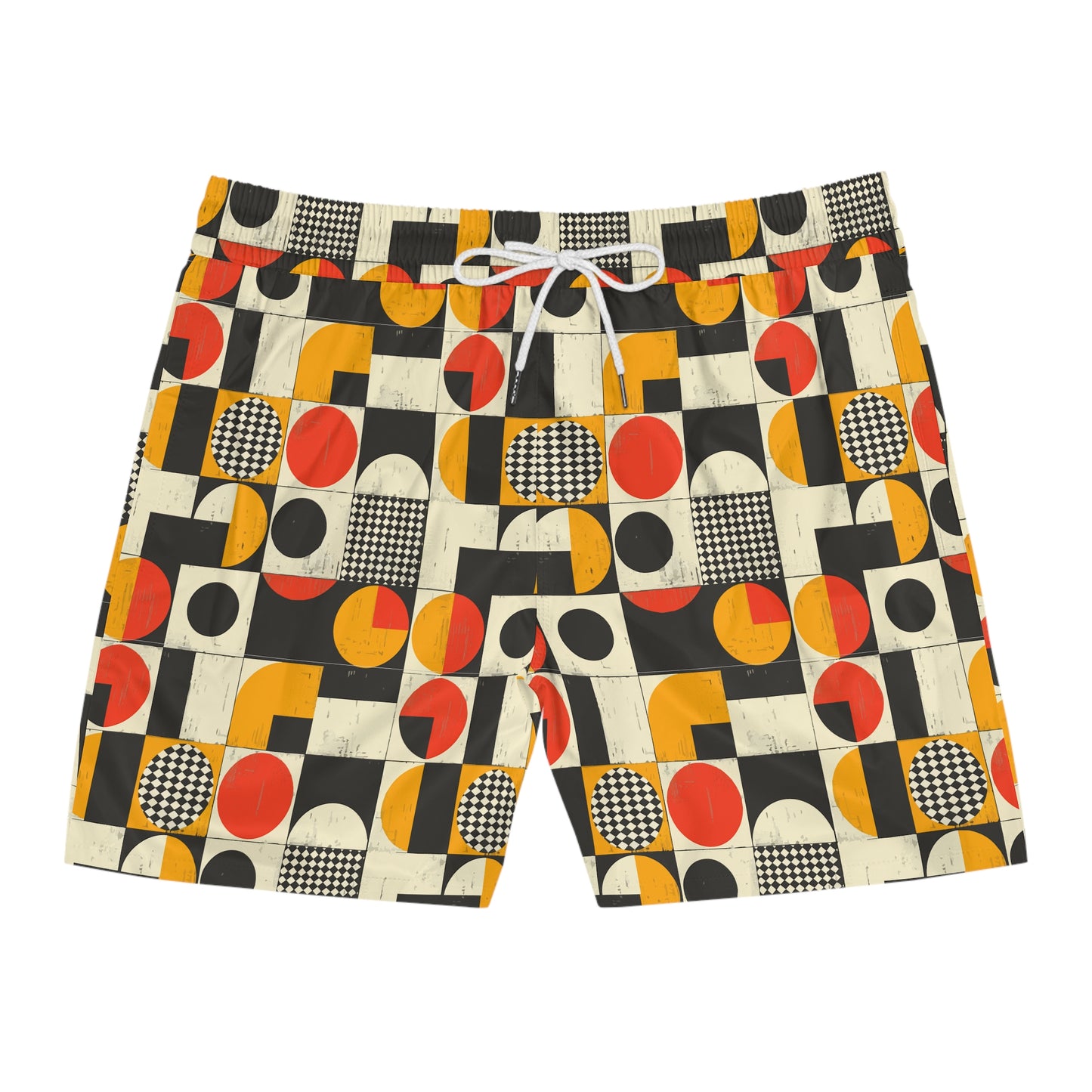 Geometric Design Swim Shorts