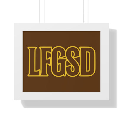 LFGSD Framed Poster