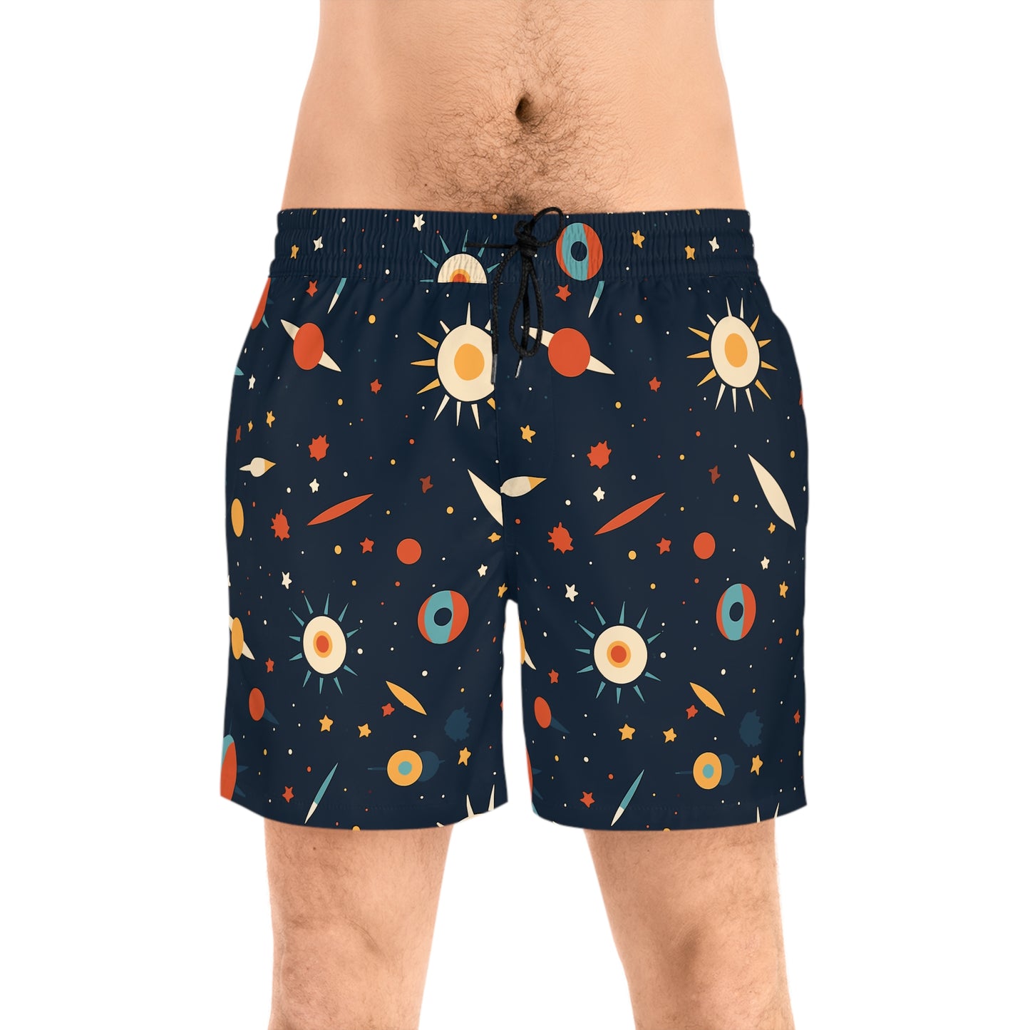 Spacey Floral Men's Swim Shorts