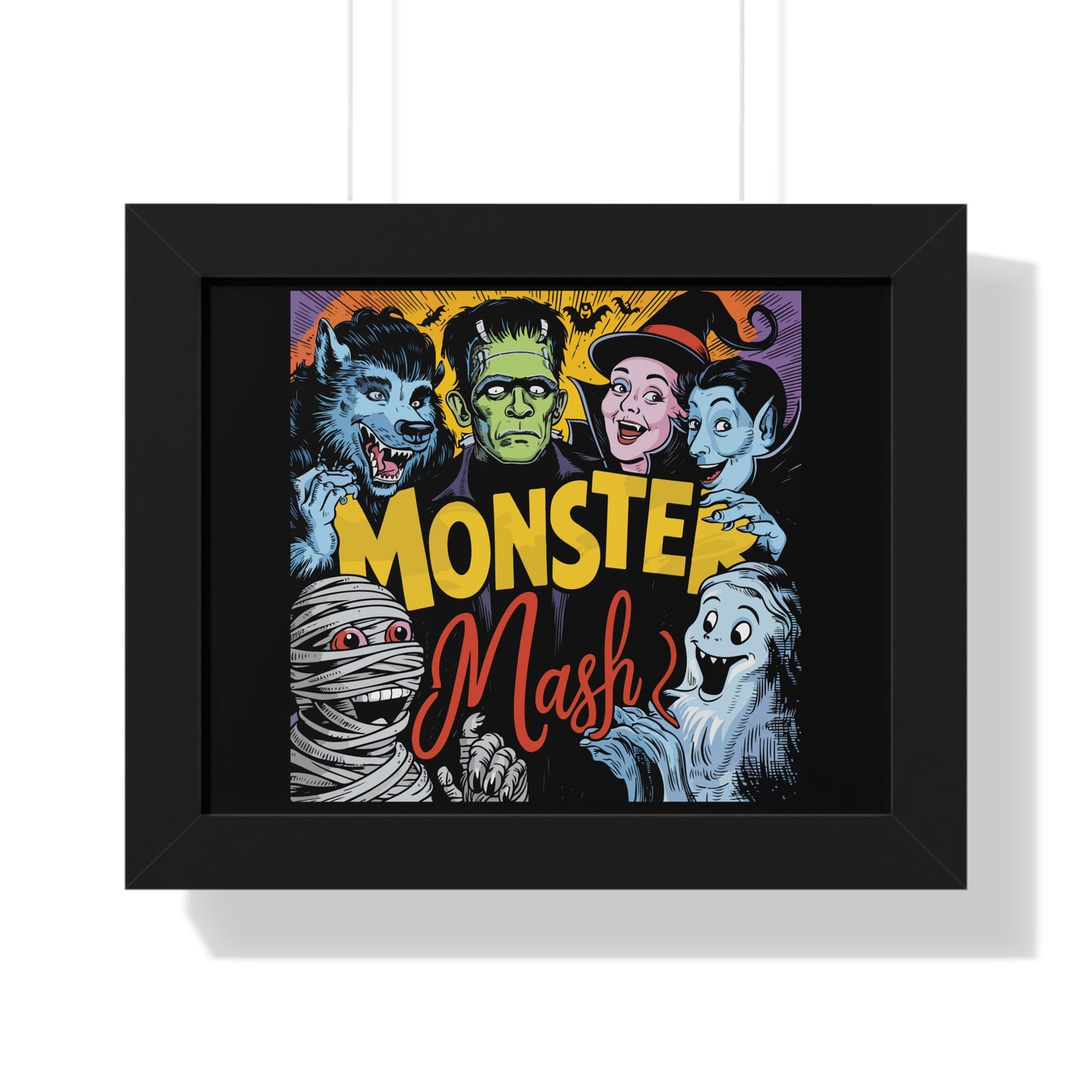 Monster Mash Framed Poster