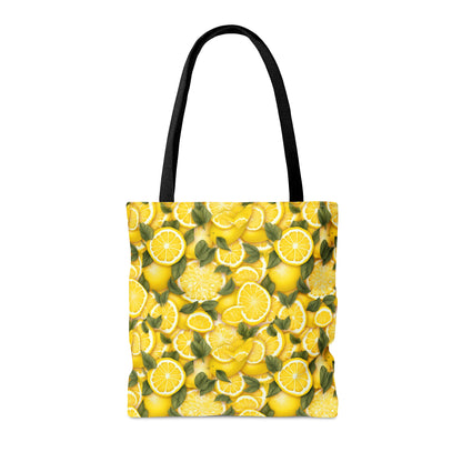 Sunny Citrus Pattern Tote Bag