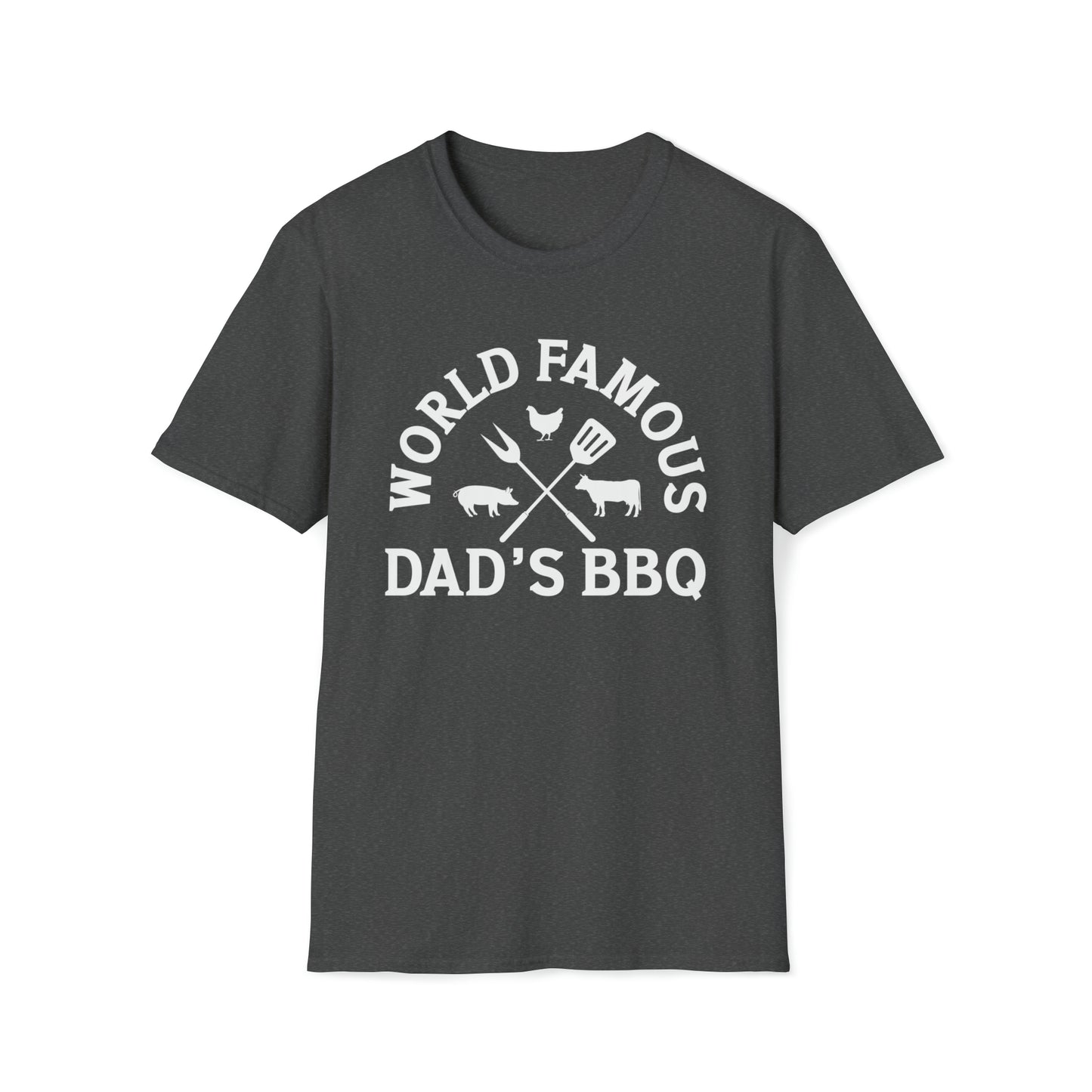 World's Famous Dad's BBQ | Funny Gift | Father's Day | Gildan | Unisex T-Shirt Design