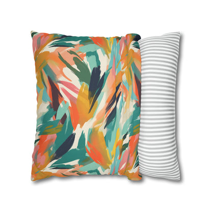 Abstract Beachy Pattern Throw Pillow Case