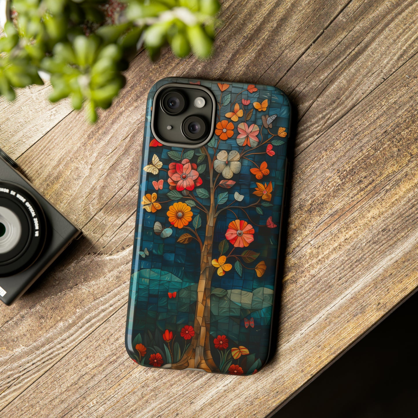 Ancient Mosaic Tree Phone Case