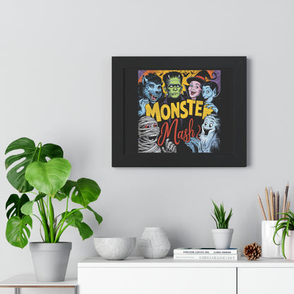 Monster Mash Framed Poster