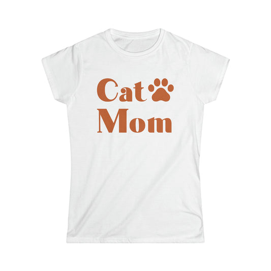 Cat Mom Women's Softstyle T-Shirt