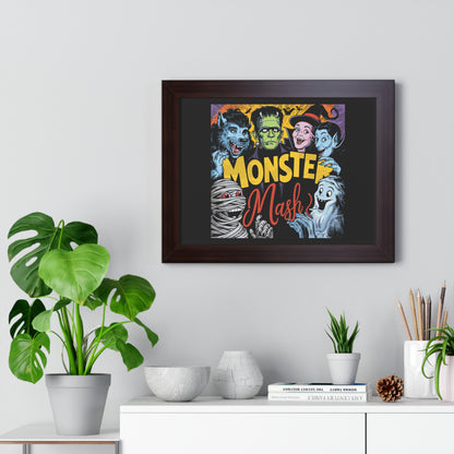 Monster Mash Framed Poster