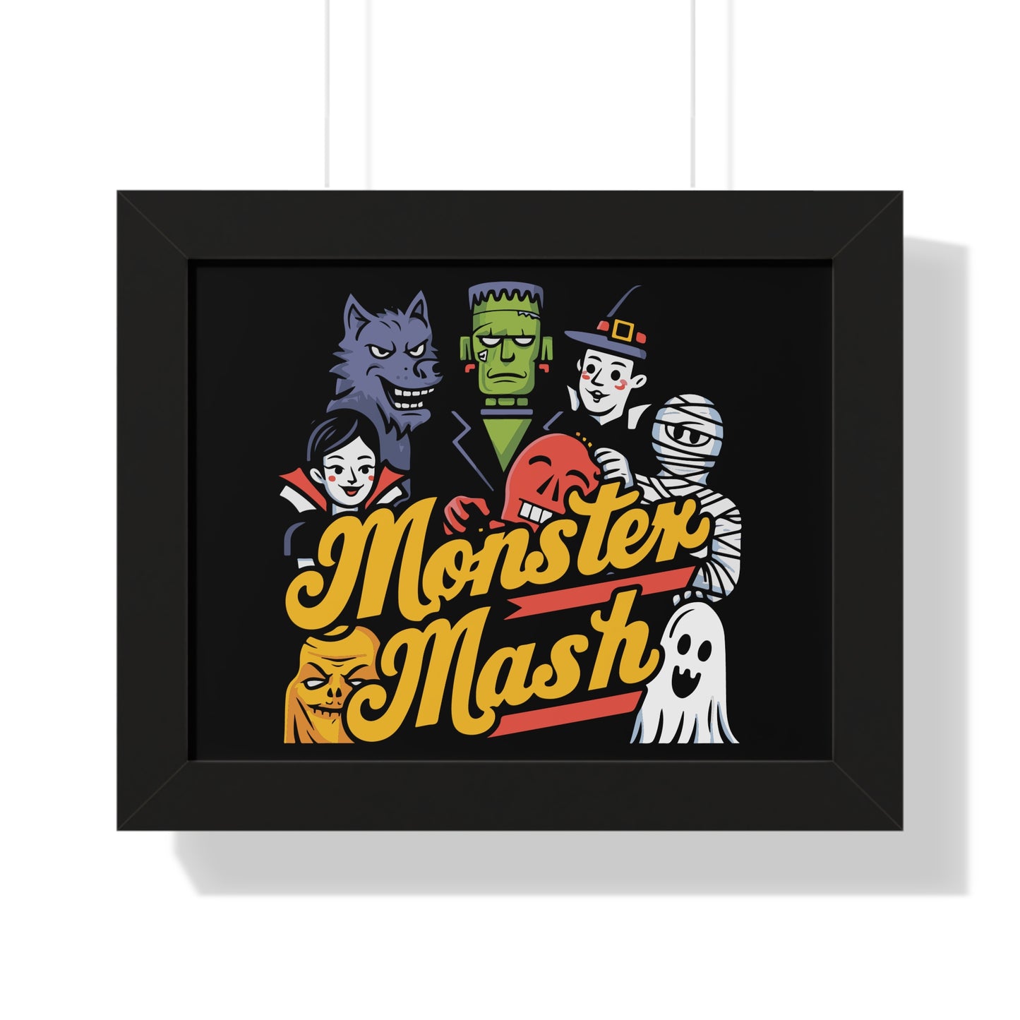 MONSTER Mash Framed Poster