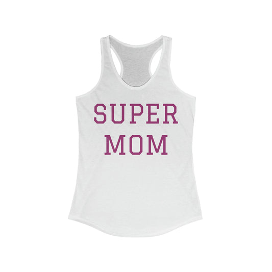 Super Mom Racerback Tank for Women | Ideal for Active Moms