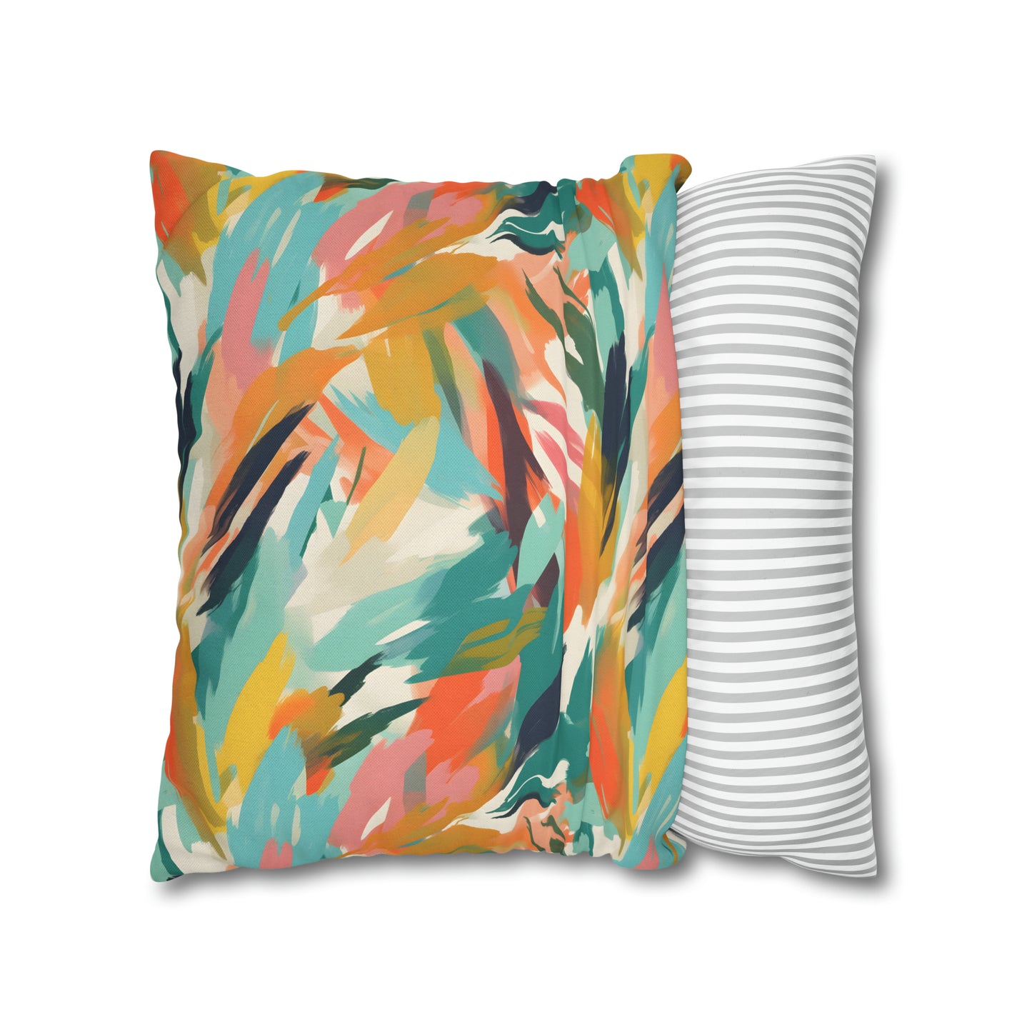 Abstract Beachy Pattern Throw Pillow Case