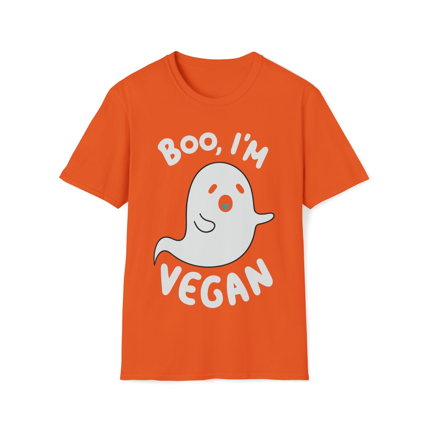 Boo I'm Vegan Ghost Unisex T-Shirt