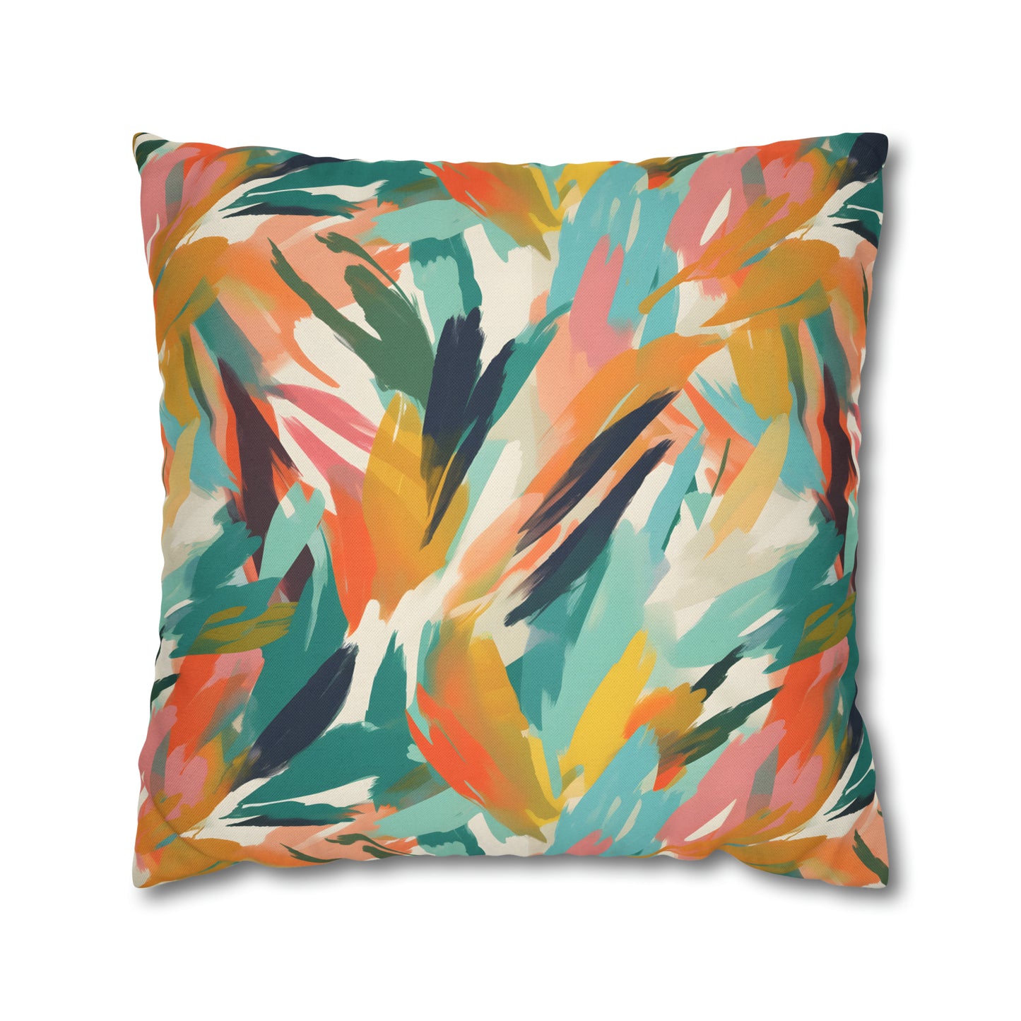 Abstract Beachy Pattern Throw Pillow Case